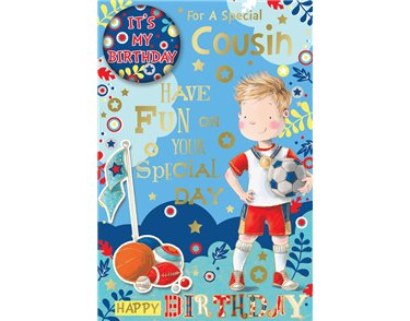 C75 COUSIN BOY JUV BADGED CARD 6S