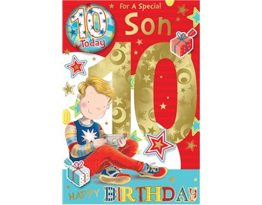C75 SON AGE 10 BADGED CARD 6S