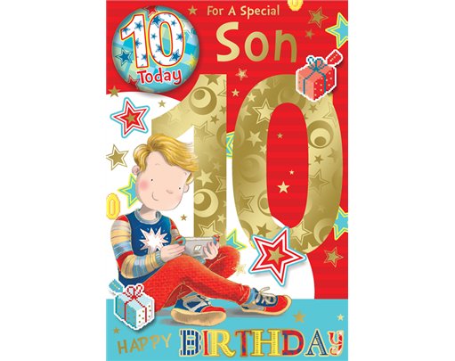 C75 SON AGE 10 BADGED CARD 6S