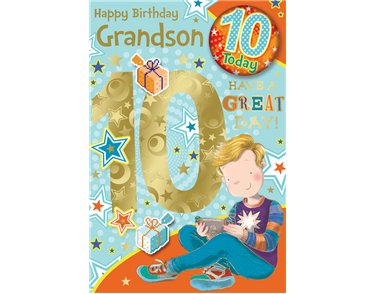 C75 GRANDSON AGE 10 BADGED CARD 6S
