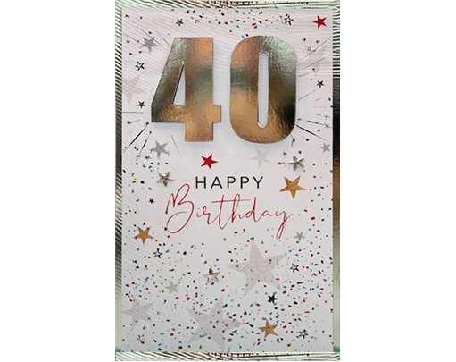 C125 XLG MALE 40TH BIRTHDAY 6S