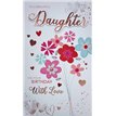 C125 XLG DAUGHTER BIRTHDAY BUTTERFLIES 6S