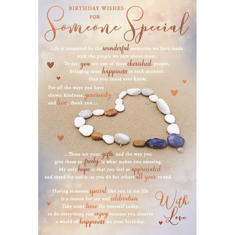 C75 SOMEONE SPECIAL SEALED WITH A LOVING WISH  6S