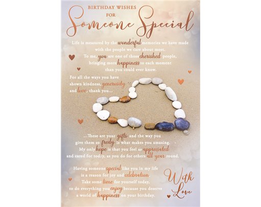 C75 SOMEONE SPECIAL SEALED WITH A LOVING WISH  6S