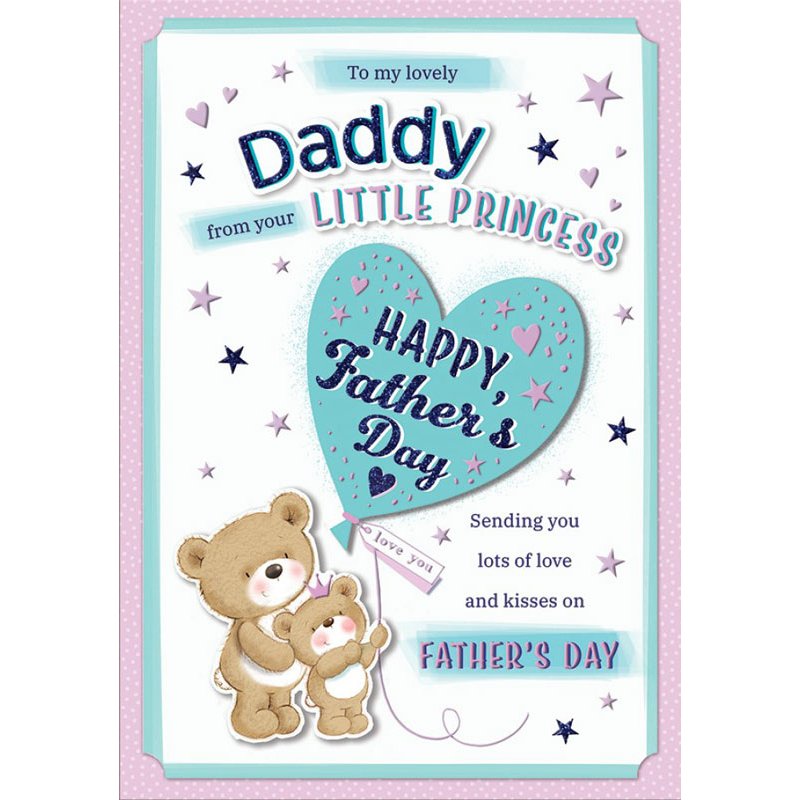 10x7in BOXED DADDY FROM PRINCESS FATHER'S DAY 3S