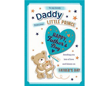 10x7in BOXED DADDY FROM PRINCE BOXED FATHER'S DAY 3S