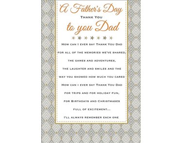 C75 DAD HEARTFELT WISHES FATHER'S DAY 6S