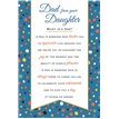 C75 DAD FROM DAUGHTER HEARTFELT WISHES FATHER'S DAY 6S