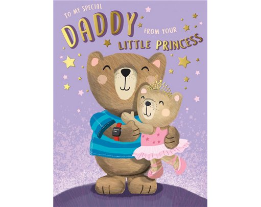 C100 DADDY FROM PRINCESS BIG HUGS FATHER'S DAY 6S