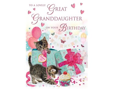 C75 GREAT GRANDDAUGHTER SPECIAL THOUGHTS E/DAY 6S