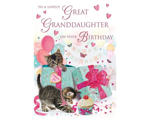 C75 GREAT GRANDDAUGHTER SPECIAL THOUGHTS E/DAY 6S