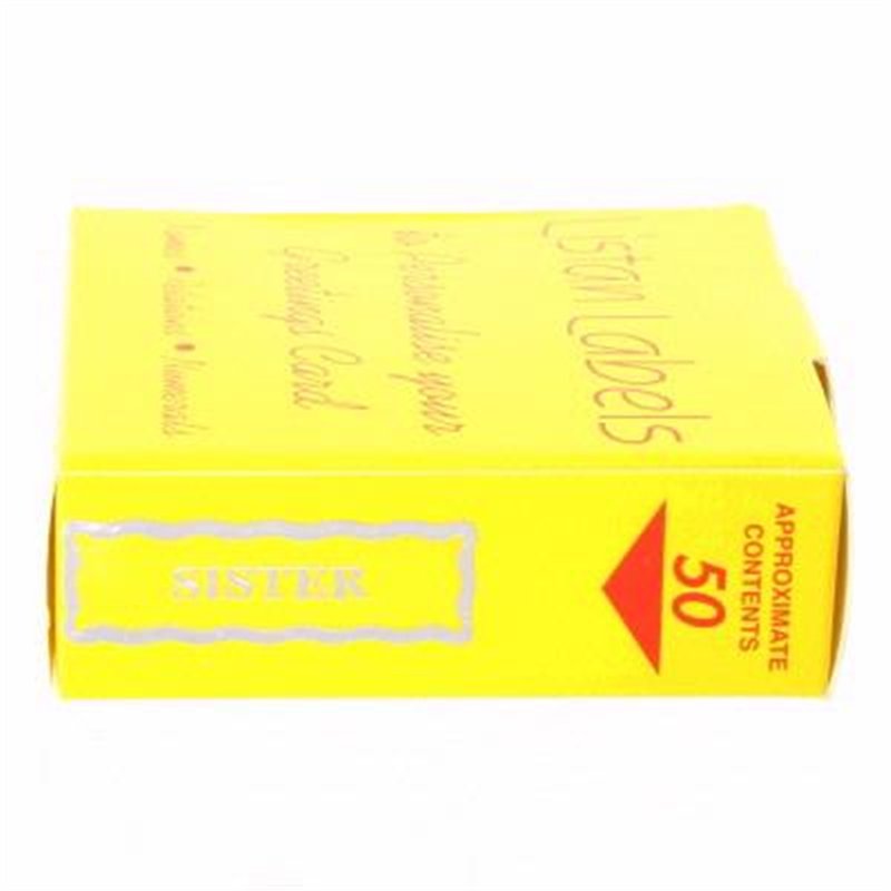 SISTER  SILVER LABELS 50 S
