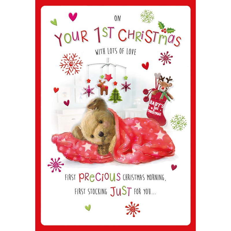 C75 BABY'S 1ST XMAS HONEYBUN XMAS 6S