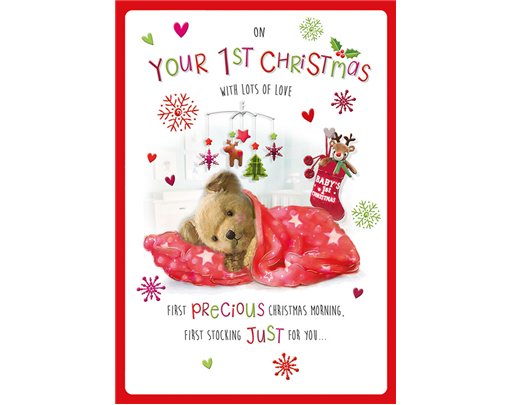 C75 BABY'S 1ST XMAS HONEYBUN XMAS 6S