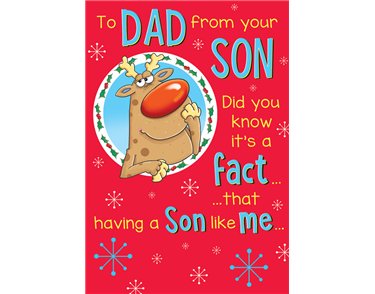 C75 DAD FROM SON THE LAST LAUGH XMAS 6S