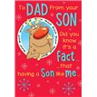 C75 DAD FROM SON THE LAST LAUGH XMAS 6S