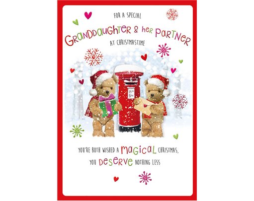 C75 GRANDDAUG & PARTNER HONEYBUN XMAS 6S
