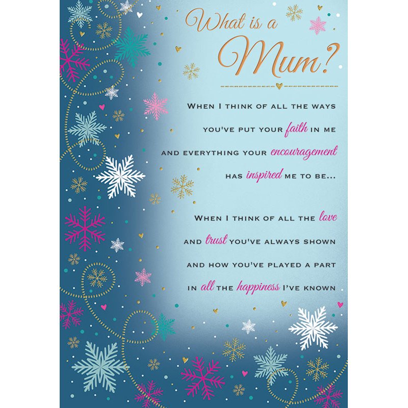 C75 MUM HEARTFELT WISHES XMAS 6S