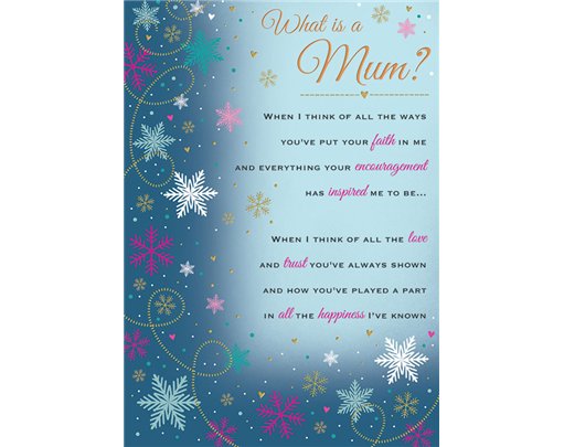 C75 MUM HEARTFELT WISHES XMAS 6S