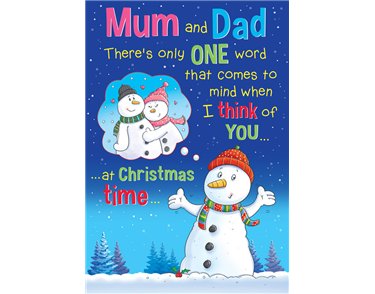 C75 MUM & DAD THE LAST LAUGH XMAS 6S