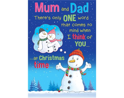 C75 MUM & DAD THE LAST LAUGH XMAS 6S