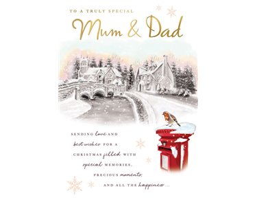 C75 MUM & DAD SECRET GARDEN XMAS 6S