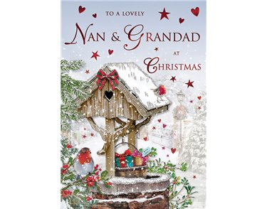 C75 NAN & GRANDAD SPECIAL THOUGHTS XMAS 6S