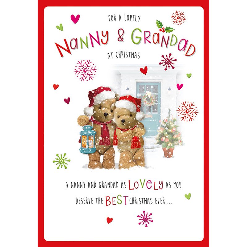 C75 NANNY & GRANDAD HONEYBUN XMAS 6S