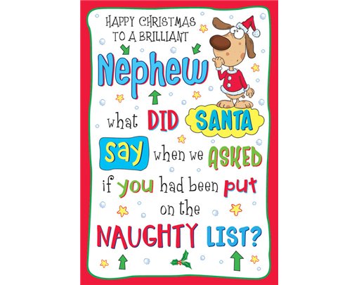 C75 NEPHEW THE LAST LAUGH XMAS 6S