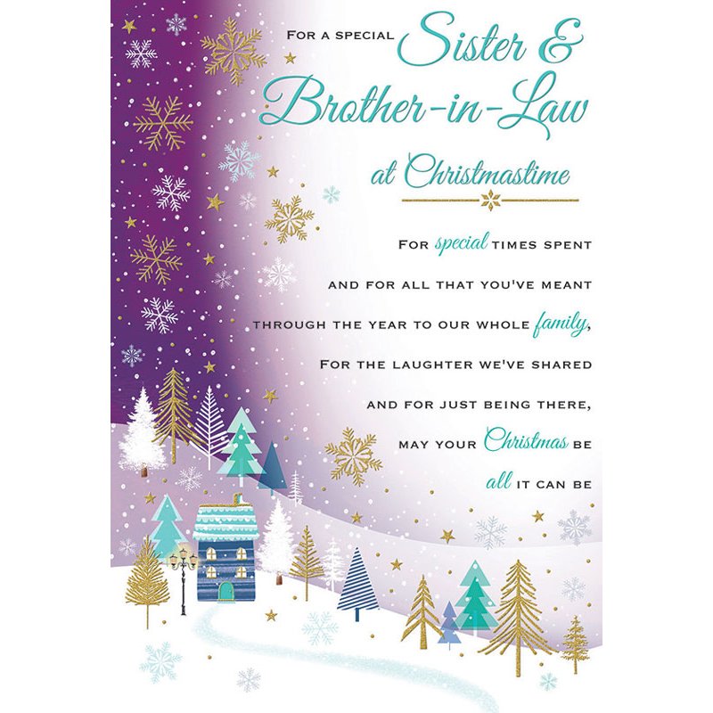 C75 SISTER & BIL HEARTFELT WISHES XMAS 6S