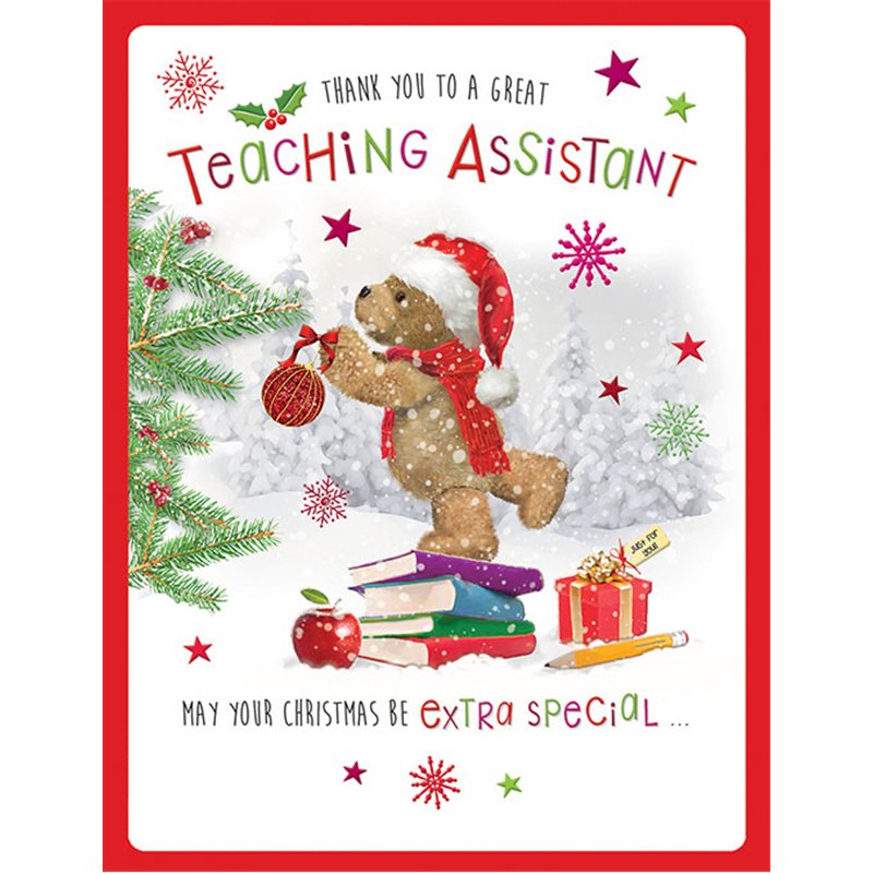 C50 THANK YOU TEACHING ASSISTANT HONEYBUN XMAS 6S