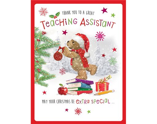 C50 THANK YOU TEACHING ASSISTANT HONEYBUN XMAS 6S