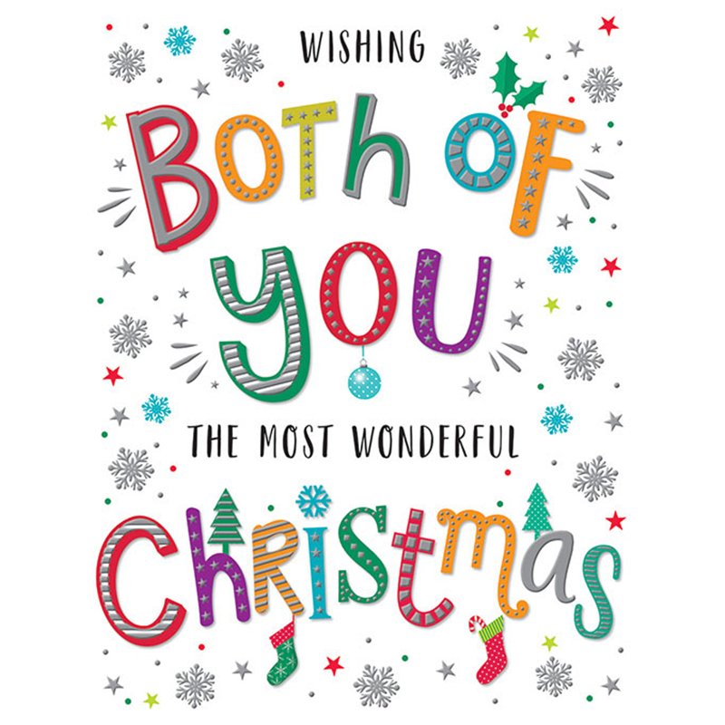 C50 TO BOTH OF YOU DAZZLES XMAS 6S