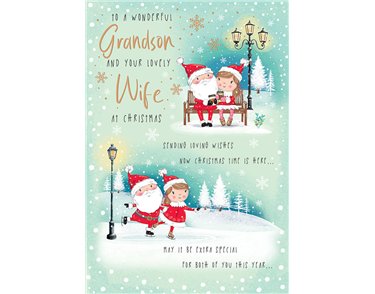 C75 GRANDSON & WIFE CHRISTMAS SPIRIT XMAS 6S