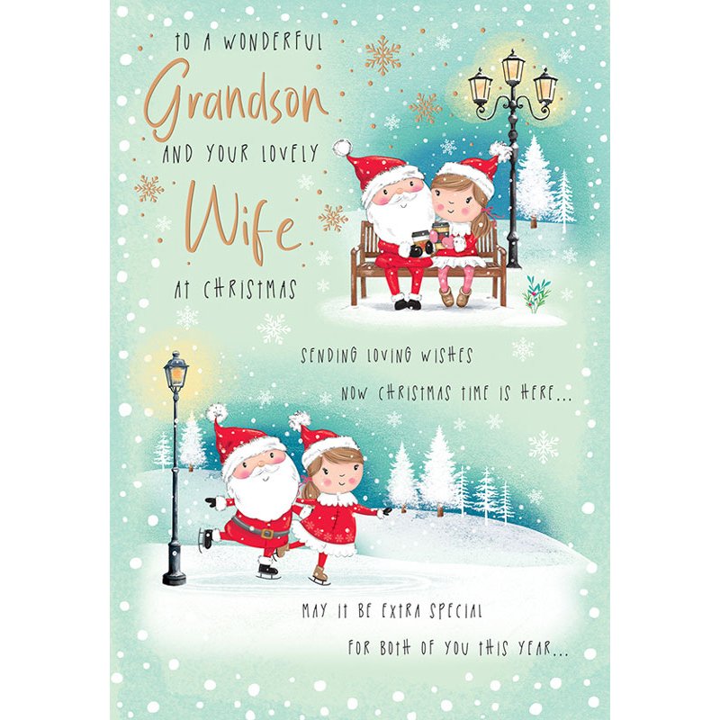 C75 GRANDSON & WIFE CHRISTMAS SPIRIT XMAS 6S