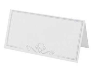 50PK WHITE PLACE CARDS