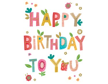 12x9in BIRTHDAY FEMALE BIG HUGS 6S