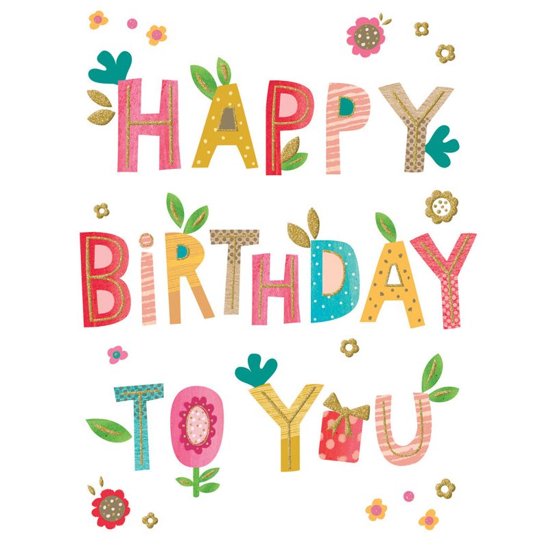 12x9in BIRTHDAY FEMALE BIG HUGS 6S