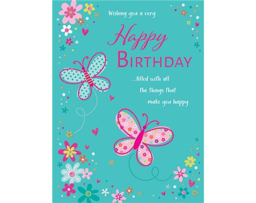 12x9in BIRTHDAY FEMALE BIG HUGS 6S