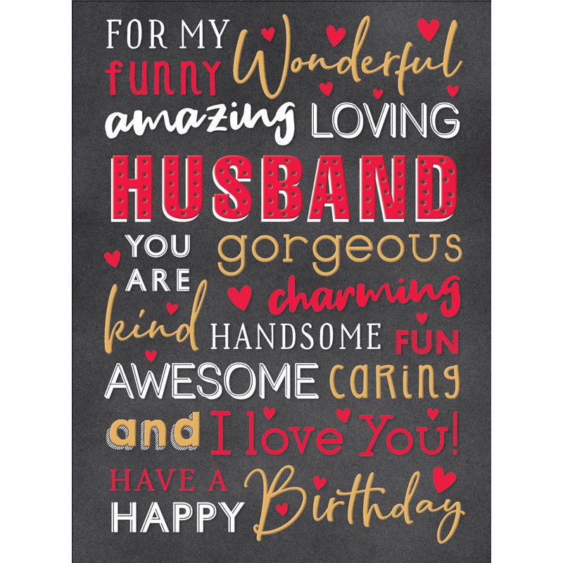 12x9in HUSBAND BIG HUGS 6S