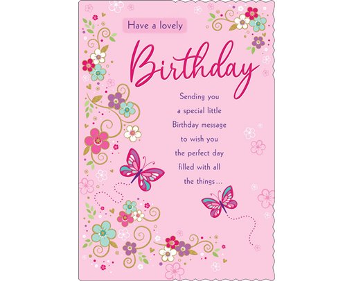 10x7in BIRTHDAY FEMALE TRULY YOURS 6S