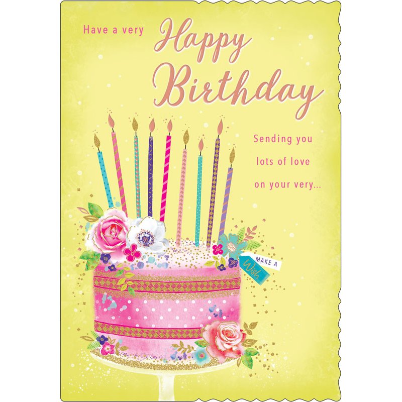 10x7in BIRTHDAY FEMALE TRULY YOURS 6S