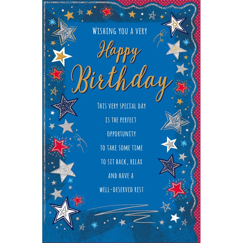 12x8in BIRTHDAY MALE TRULY YOURS 6S