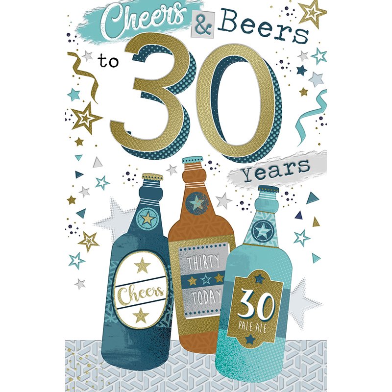 C75 AGE 30 CHEERS 'N' BEERS 6S