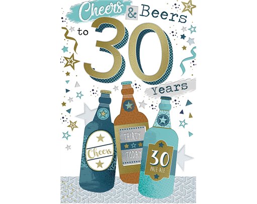 C75 AGE 30 CHEERS 'N' BEERS 6S