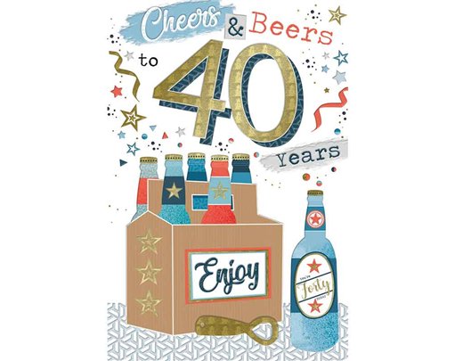 C75 AGE 40 CHEERS 'N' BEERS 6S
