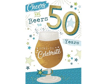 C75 AGE 50 CHEERS 'N' BEERS 6S