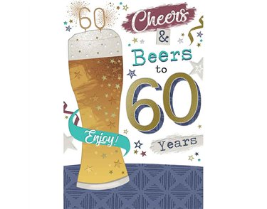 C75 AGE 60 CHEERS 'N' BEERS 6S