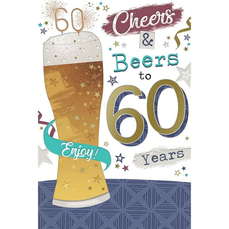 C75 AGE 60 CHEERS 'N' BEERS 6S