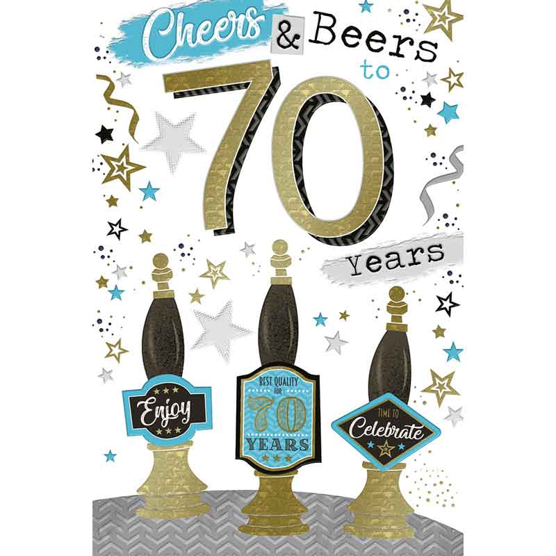 C75 AGE 70 CHEERS 'N' BEERS 6S